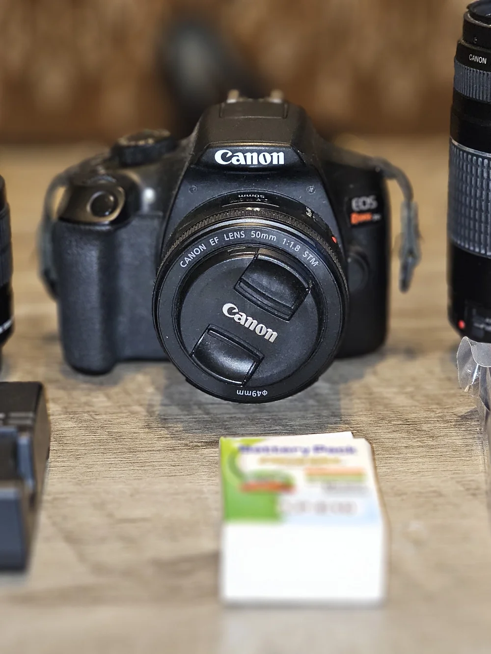 Canon Black DSLR Camera Body with Clear LCD Display